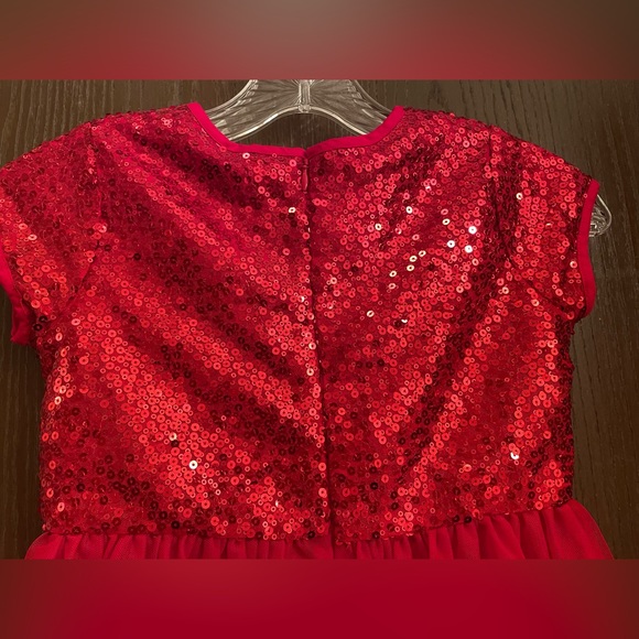COPY - Oshkosh B’gosh Red Sequin Tulle Dress Girls Sz-7 - Picture 10 of 10